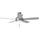 Discus Classic 52 52 inch Brushed Steel with Silver Blades Ceiling Fan