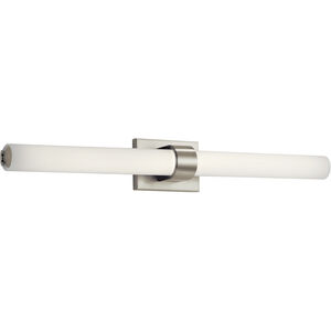 Izza LED 35 inch Brushed Nickel Linear Bath Wall Light, Large