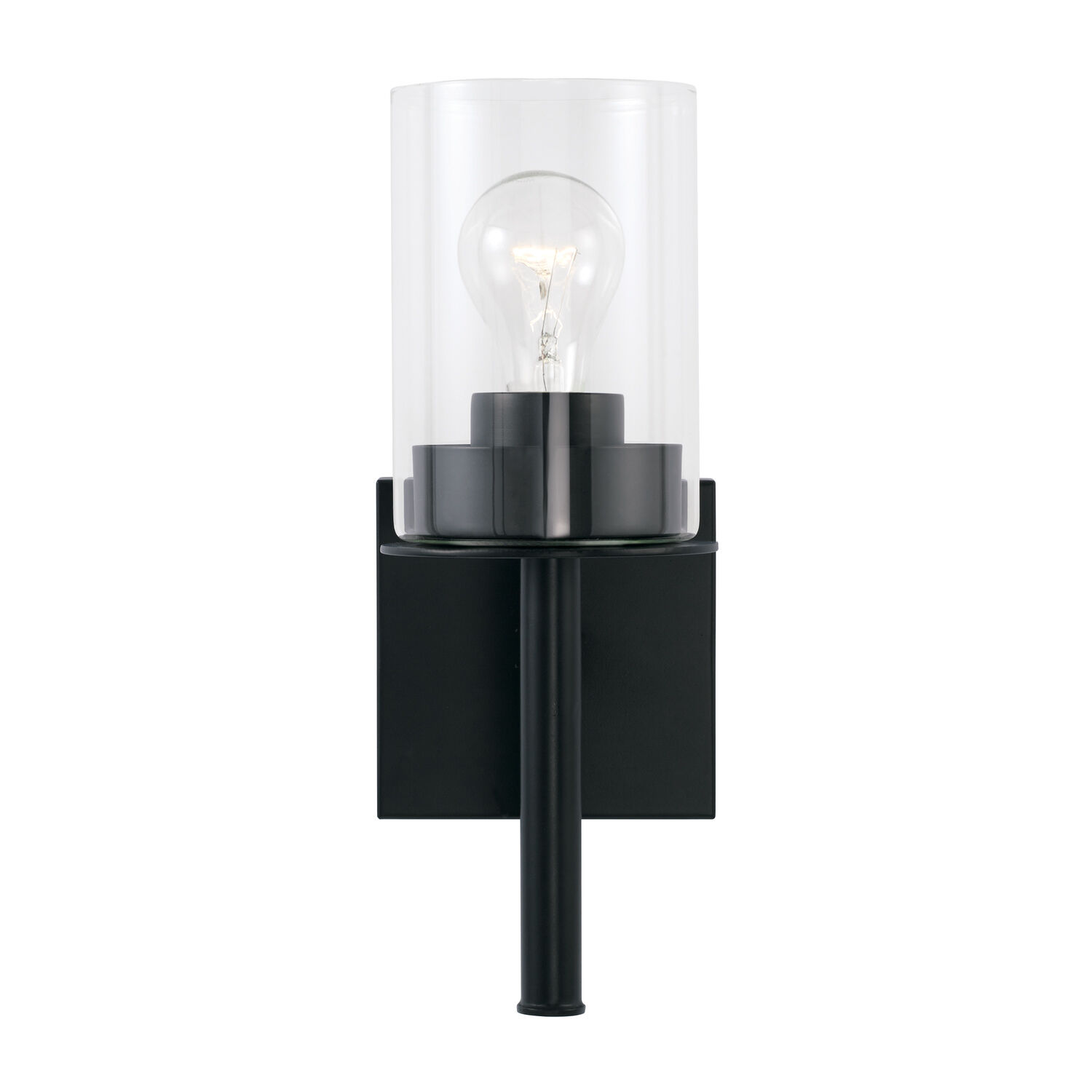 Mason 1 Light 5 inch Matte Black Sconce Wall Light