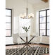 Hettinger 6 Light 24.5 inch Brushed Nickel Chandelier Ceiling Light