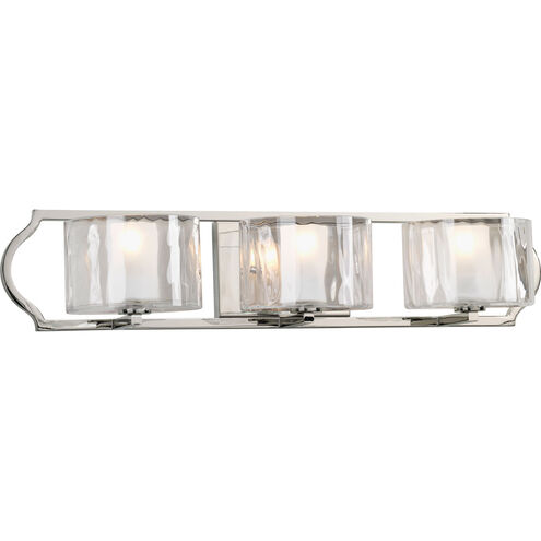 Gail 3 Light 26 inch Polished Nickel Bath Vanity Wall Light