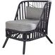 Pagar Natural and Grey Chair, With Cushion