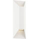 Maglev 2 Light 16 inch White Outdoor Wall Light in 3500K