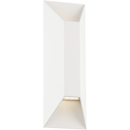 Maglev 2 Light 16 inch White Outdoor Wall Light in 3500K