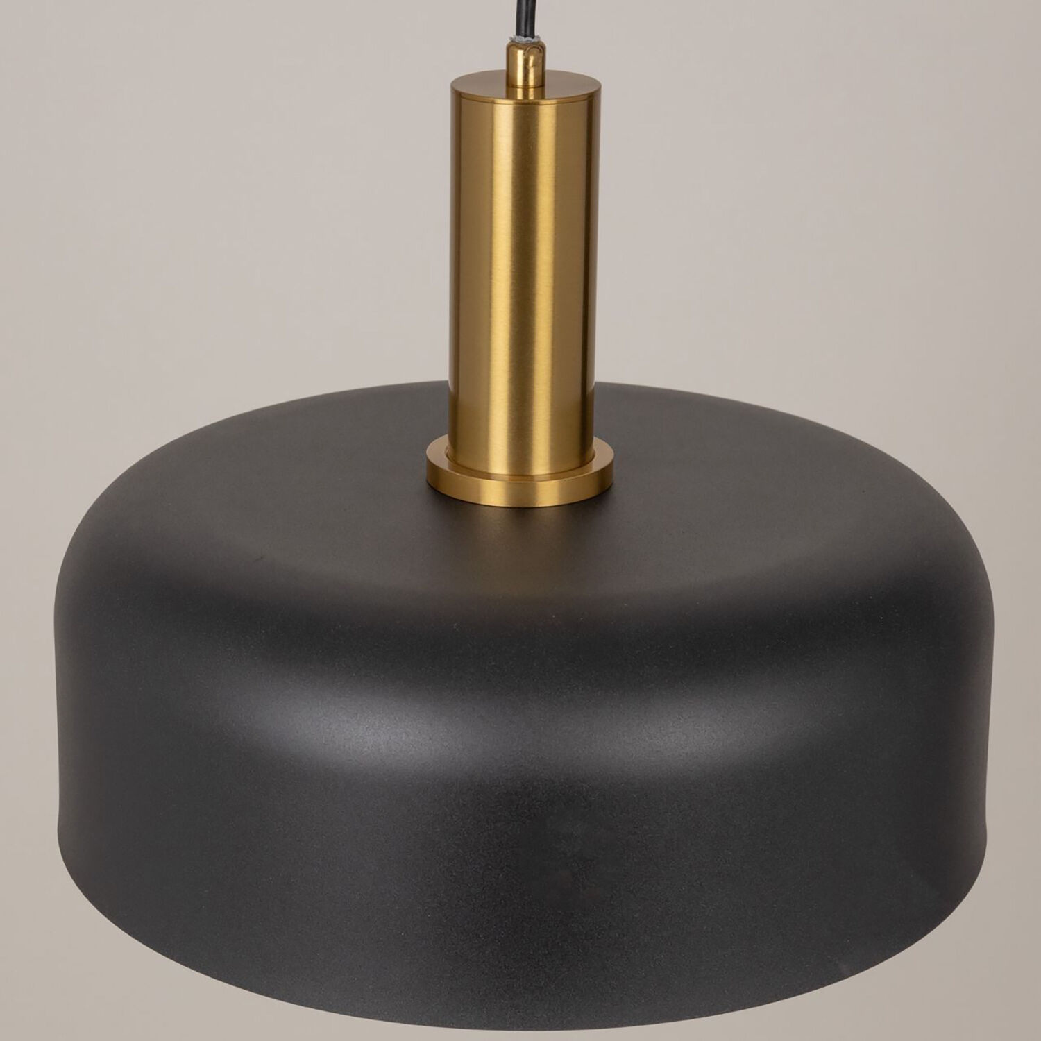 Orsa LED 11.5 inch Black and Brushed Brass Pendant Ceiling Light