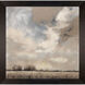 Distant Trees Brown and Blue and Multi and Neutral Framed Art