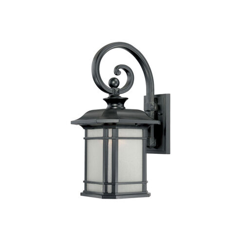 Somerset 1 Light 19 inch Matte Black Exterior Wall Mount