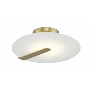Nuvola LED 12.25 inch Gold Flush Mount Ceiling Light