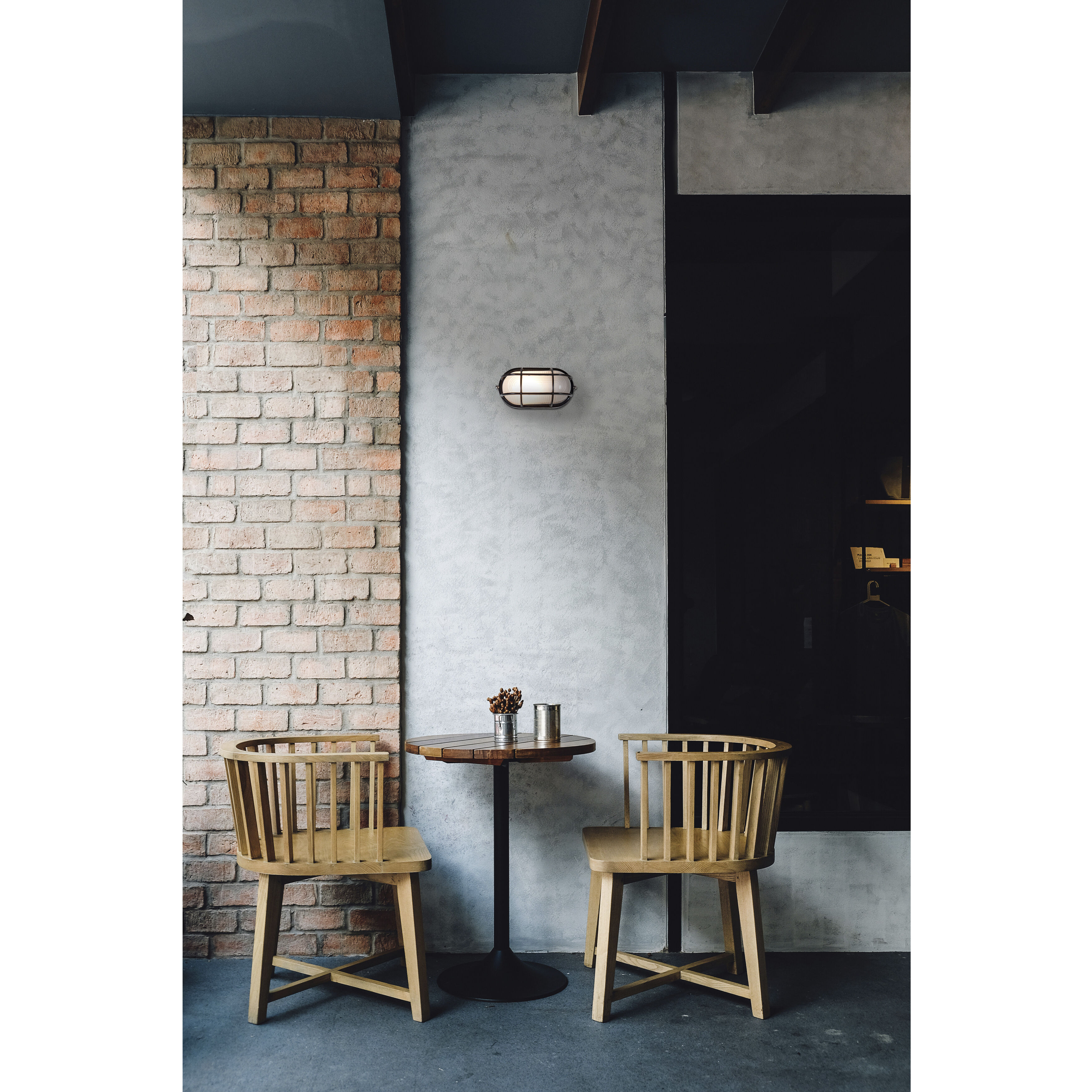 Nauticus LED 4.25 inch Black Bulkhead