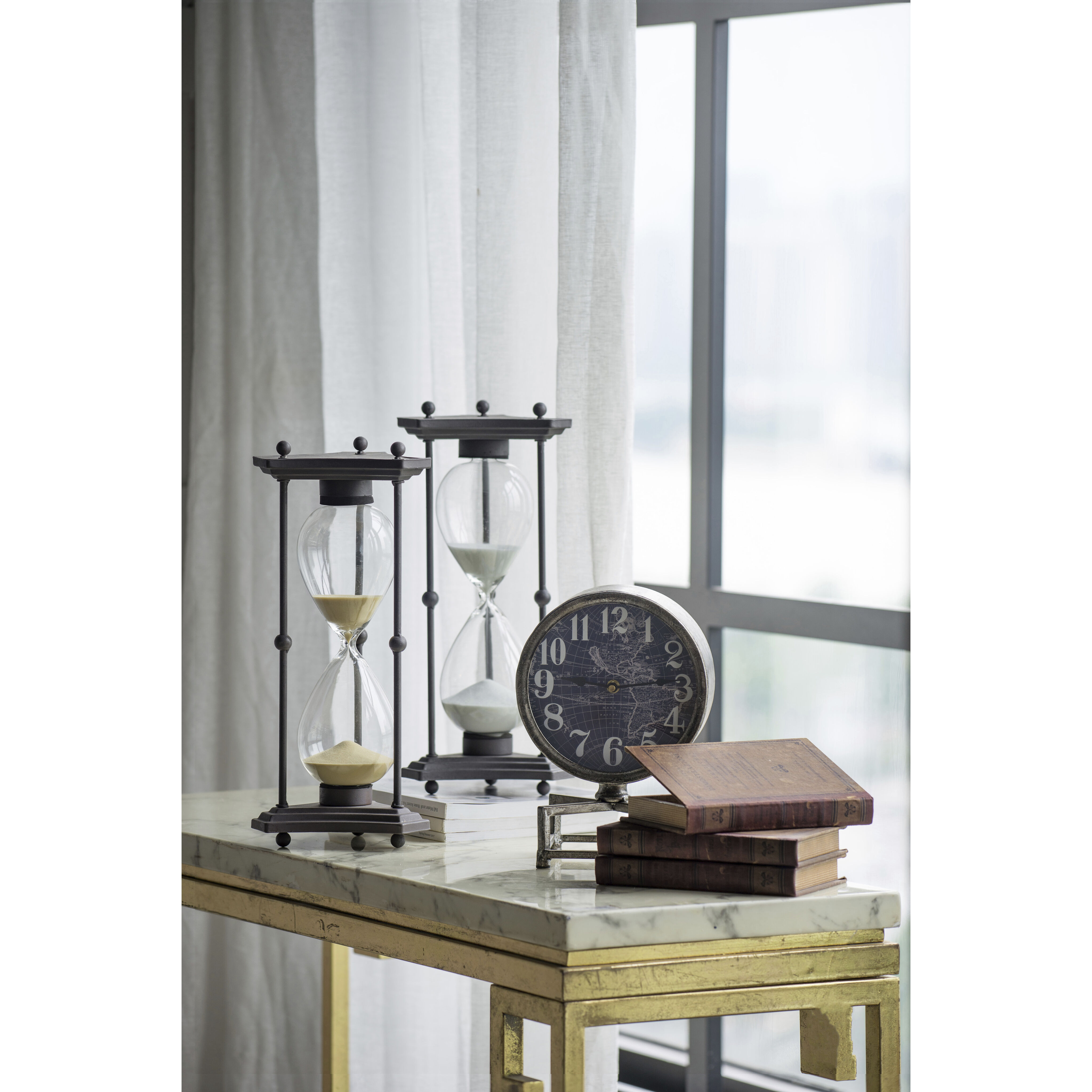 Anita 5.5 X 1.5 inch Brown Book Box, Set of 4