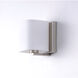 Wrap 1 Light 6 inch Satin Nickel Bath Vanity Wall Light