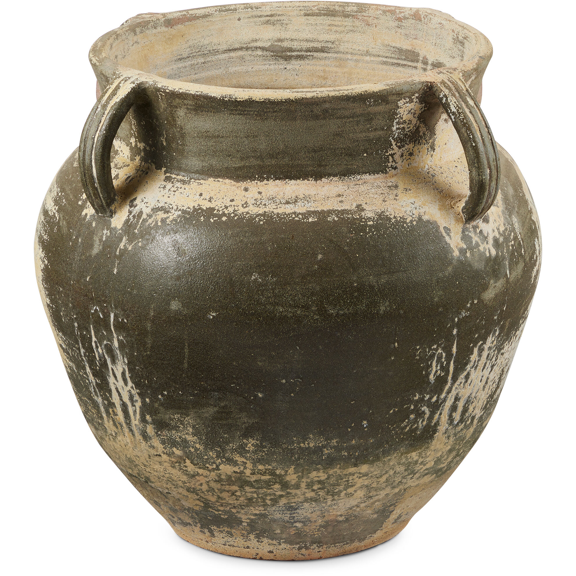 Agrigento Antique White Outdoor Planter