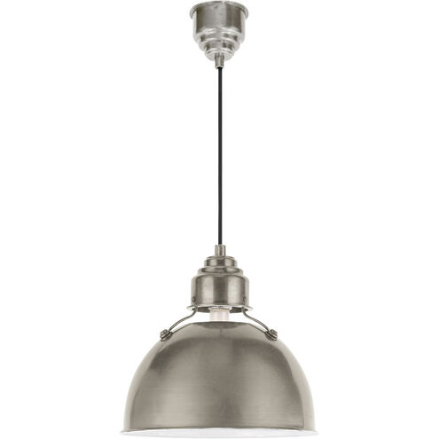 Thomas O'Brien Eugene 1 Light 12 inch Antique Nickel Pendant Ceiling Light, Small