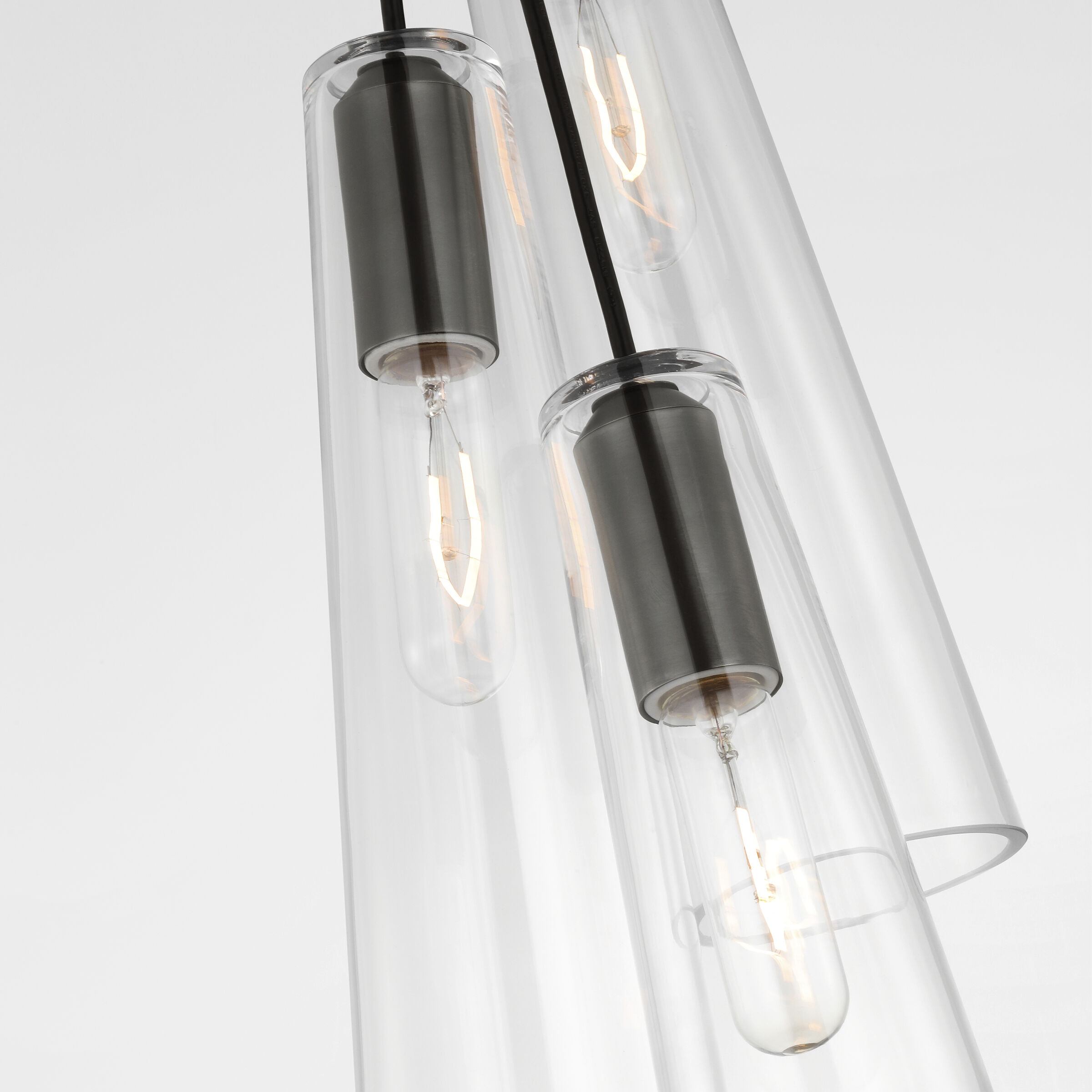 Ray Booth Osvaldo LED 9 inch Bronze Triple Pendant Ceiling Light