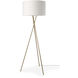 Ambrose 61.75 inch Gold Floor Lamp Portable Light