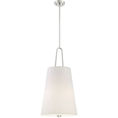 Studio 3 Light 15 inch Satin Platinum Foyer Light Ceiling Light