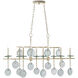 Sethos 8 Light 42 inch Silver Granello Chandelier Ceiling Light