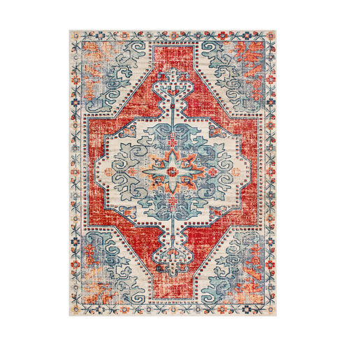 Prince 65 X 47 inch Red Rug, Rectangle