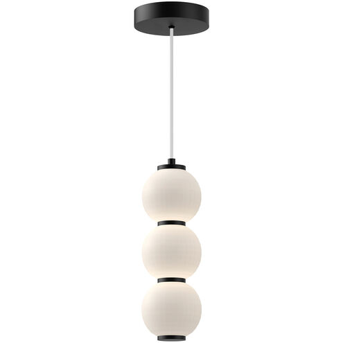 Alora Mood Bijou LED 6.38 inch Matte Black Pendant Ceiling Light