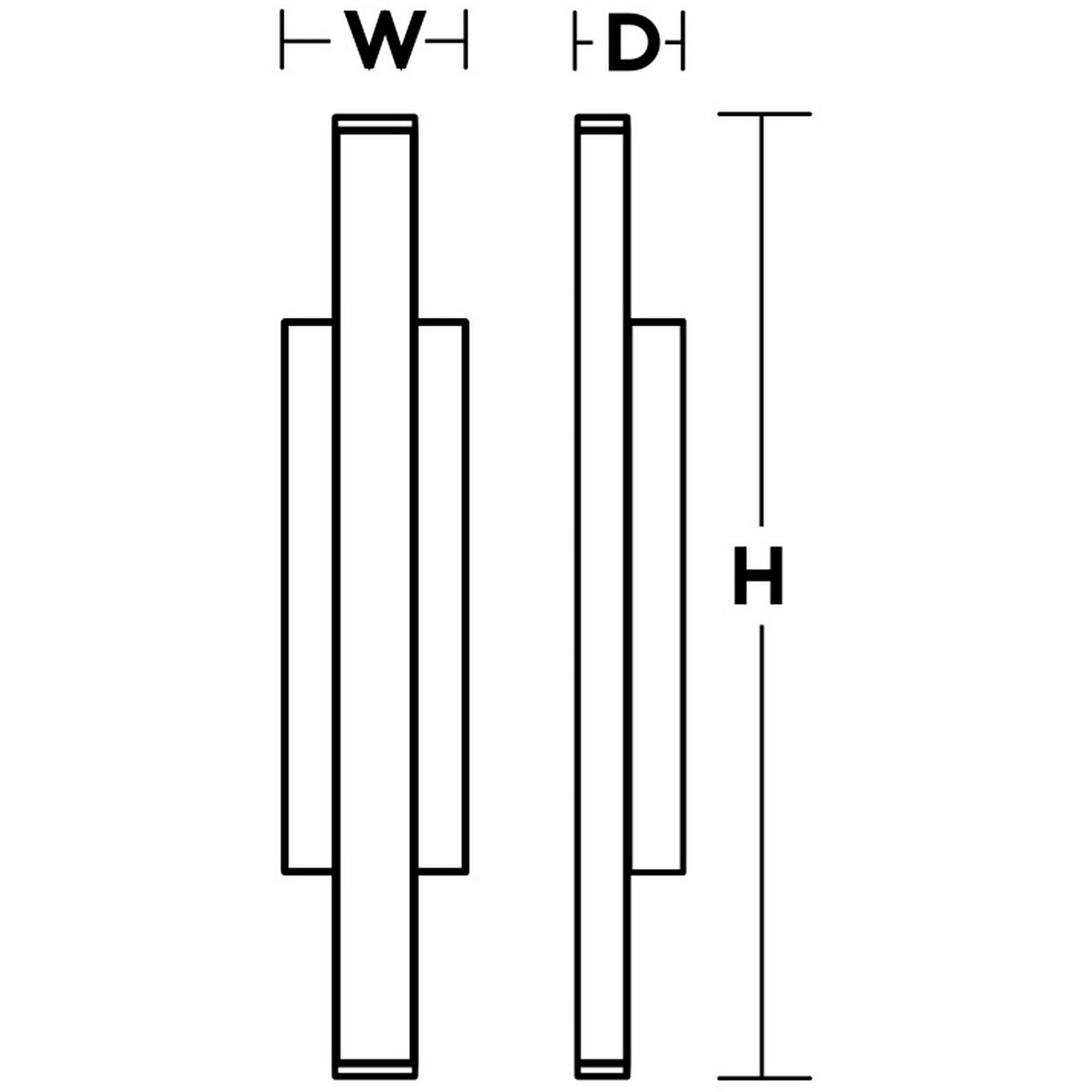 Gale LED 18 inch Textured Black Outdoor Wall Sconce