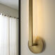 Avian 1 Light 5.75 inch Brushed Brass Sconce Wall Light