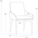 Carlo Black / Dillon Thunder Dining Armchair