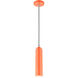Ardmore 1 Light 5 inch Shiny Orange Pendant Ceiling Light 