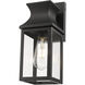 Stockwell 1 Light 13 inch Matte Black Exterior Wall Mount