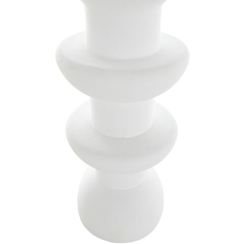 Honu 39 inch Plaster White / Natural Linen Table Lamp Portable Light