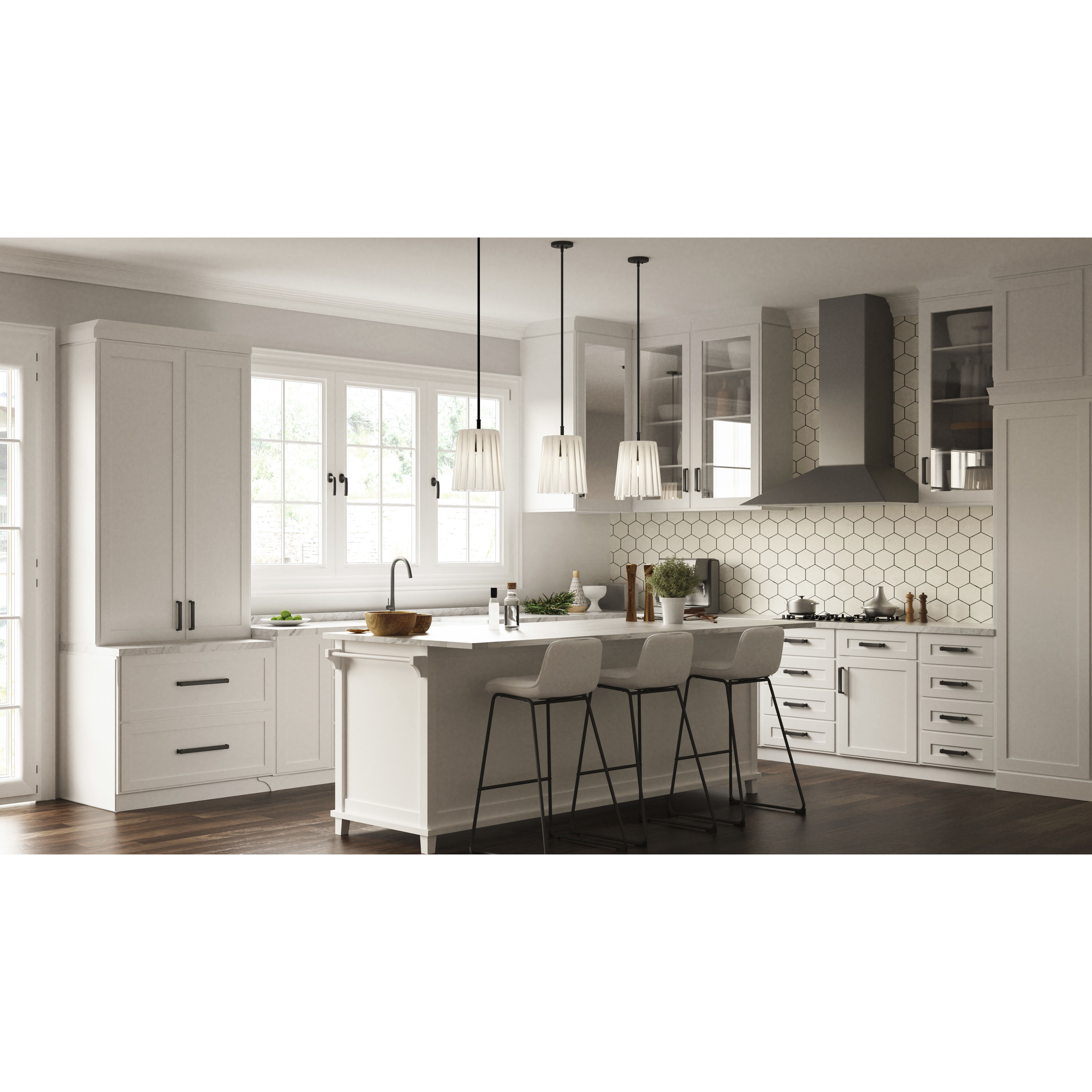 Gray 1 Light 10 inch Matte Black Mini Pendant Ceiling Light, Small