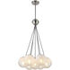 Moonlight 7 Light 18.9 inch Satin Nickel Pendant Ceiling Light