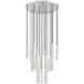Forest LED 36 inch Brushed Nickel Chandelier Ceiling Light