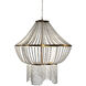 Annabelle 4 Light 43 inch Antique White / Gilded Gold Chandelier Ceiling Light