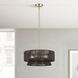 Florell 4 Light 20 inch Antique Brass Pendant Chandelier Ceiling Light