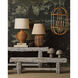 Susel 32.25 inch 150 watt Natural and Antique Brass Table Lamp Portable Light