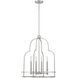 Diplomat 4 Light 20 inch Satin Nickel Pendant Ceiling Light