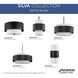 Silva 2 Light 14 inch Matte Black Flush Mount Ceiling Light, Design Series
