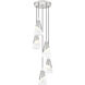 Aimie 5 Light 12 inch Brushed Nickel Chandelier Ceiling Light