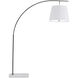 Cloister 70 inch 75 watt Oil Rubbed Bronze and White Floor Lamp Portable Light