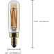 Lumos LED T6 E12 5.5 watt 120 2000K LED, LED Filament