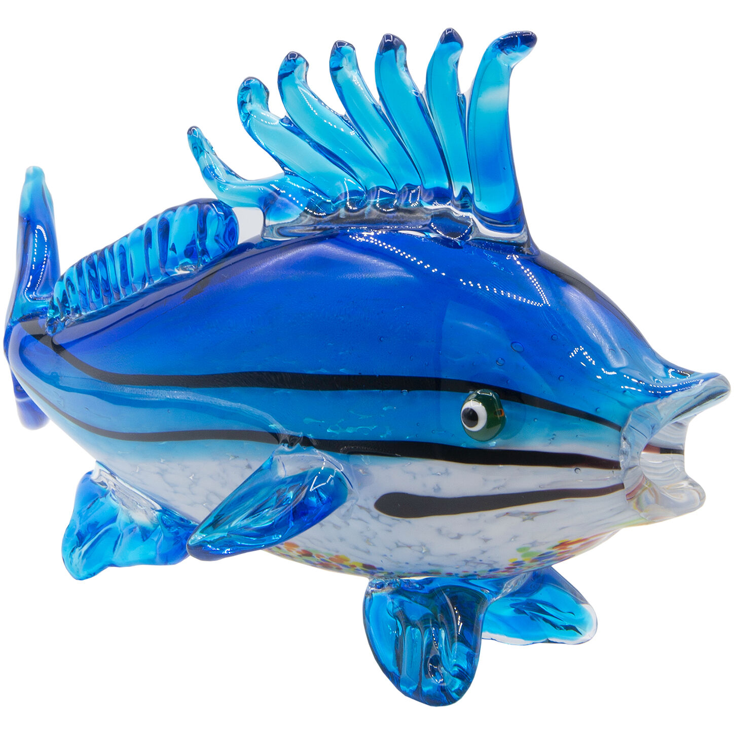 Coronado Blue Art Glass Sculpture