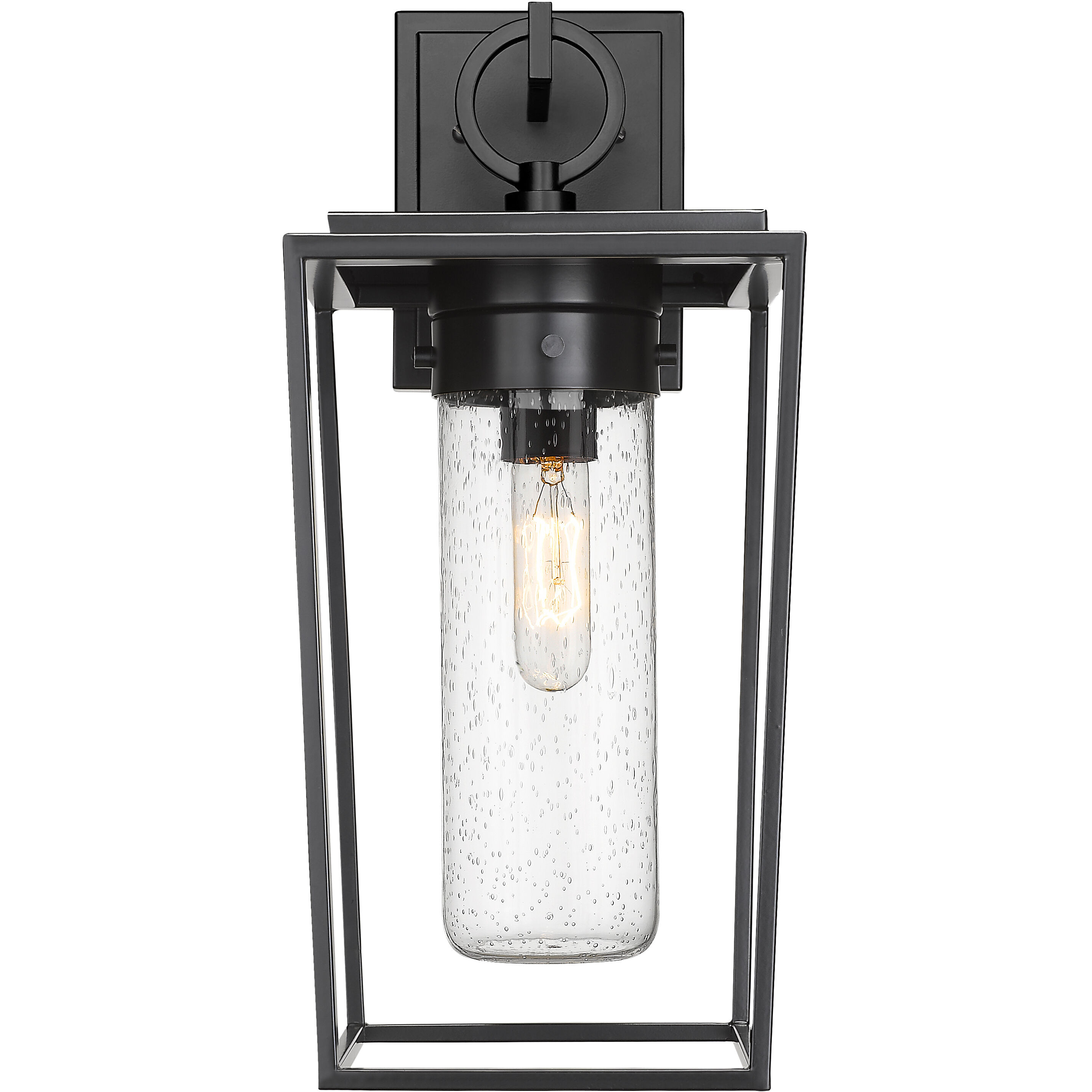 Sheridan 1 Light 18 inch Black Outdoor Wall Light