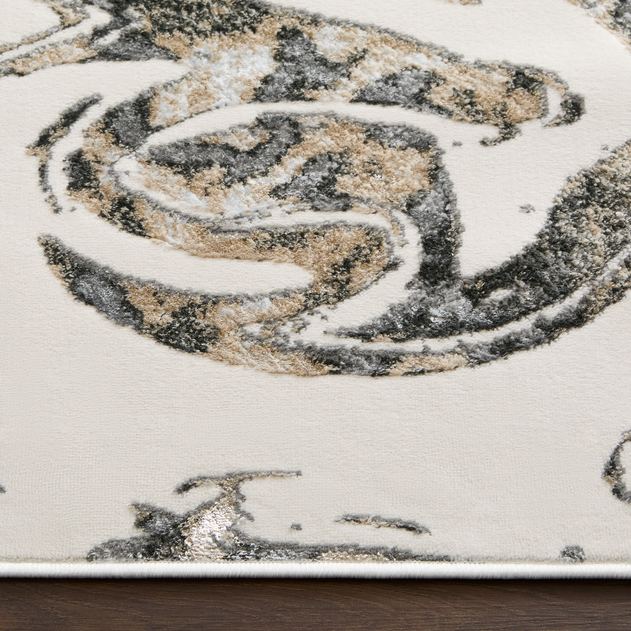 Fatima 130 X 94 inch Mineral Tones Rug in 8 x 11