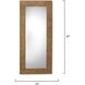 Harbor 80 X 35 inch Natural Floor Mirror