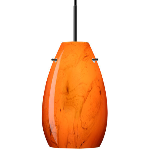 Pera 9 LED Black Cord Pendant Ceiling Light