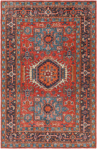 Kars 120 X 30 inch Red Rug, Runner