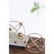 Anita Brown and Gold Decorative Ball