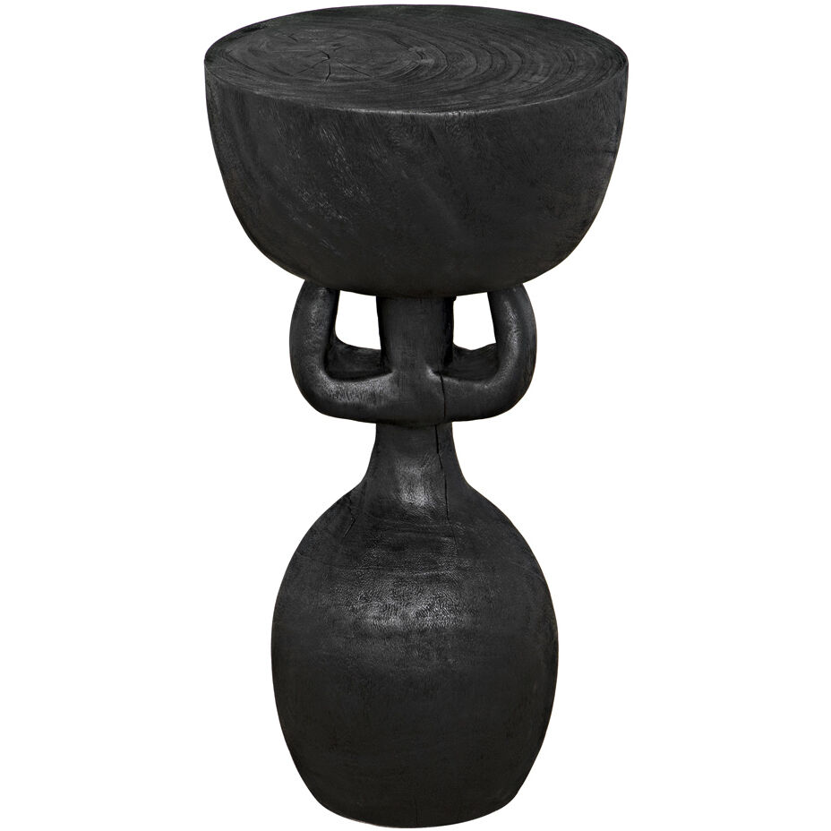 Achebe 26 X 14 inch Burnt Black Side Table
