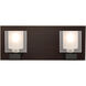 Bolo 2 Light 14 inch Bronze Vanity Light Wall Light