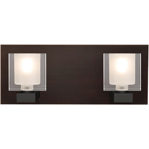 Bolo 2 Light 14 inch Bronze Vanity Light Wall Light